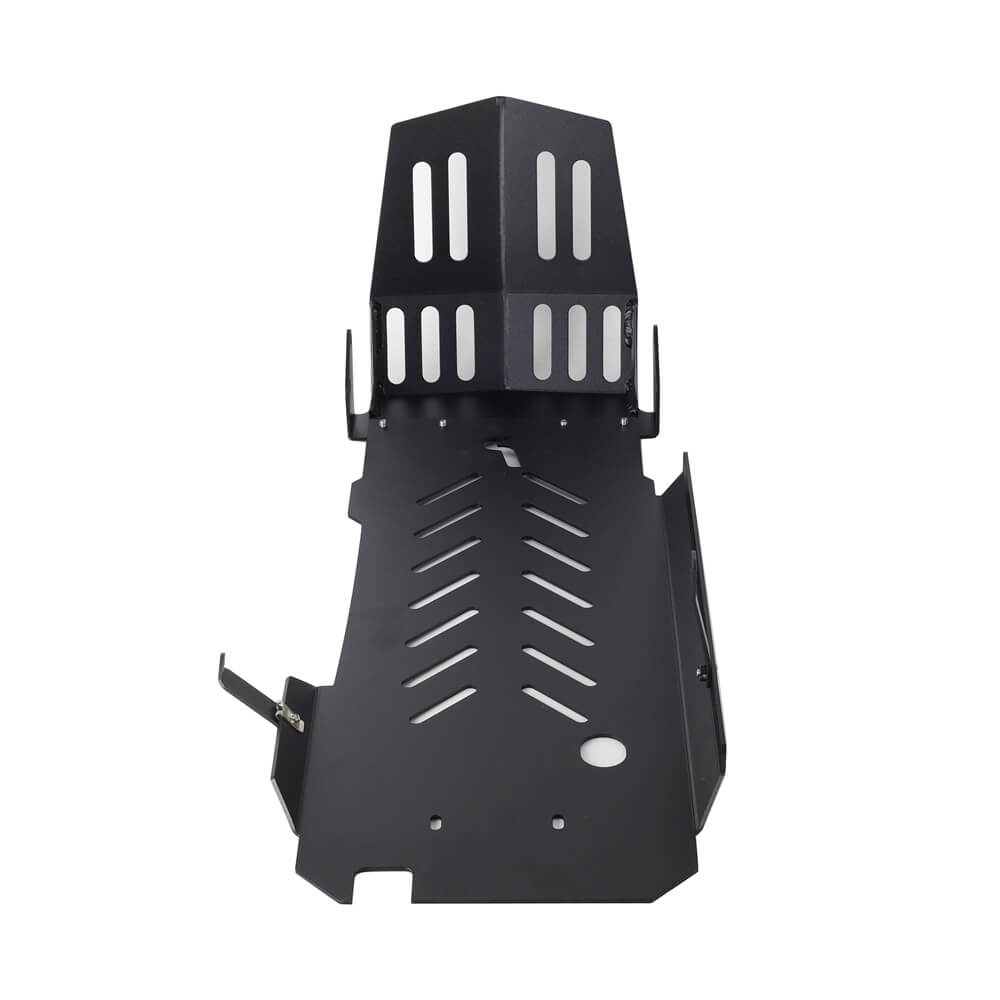 Aluminum Engine Guard Skid Plate Belly Pan Chassis Protection Cover For Harley Softail M8 Low Rider FXLR S ST FXBB FXST FXRST Crash Bar 2018-2025 - pazoma