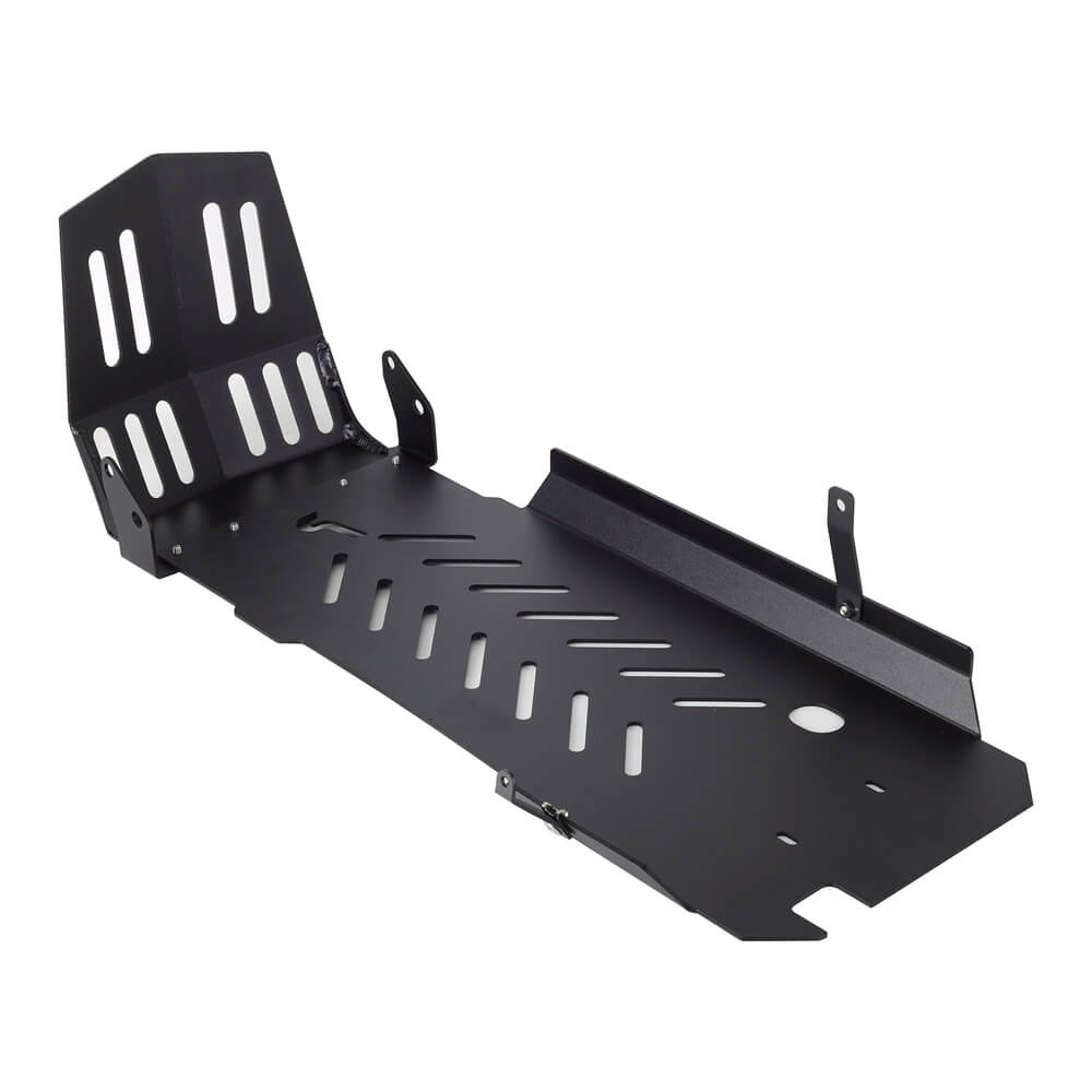 Aluminum Engine Guard Skid Plate Belly Pan Chassis Protection Cover For Harley Softail M8 Low Rider FXLR S ST FXBB FXST FXRST Crash Bar 2018-2025 - pazoma