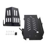 Aluminum Engine Guard Skid Plate Belly Pan Chassis Protection Cover For Harley Softail M8 Low Rider FXLR S ST FXBB FXST FXRST Crash Bar 2018-2025 - pazoma