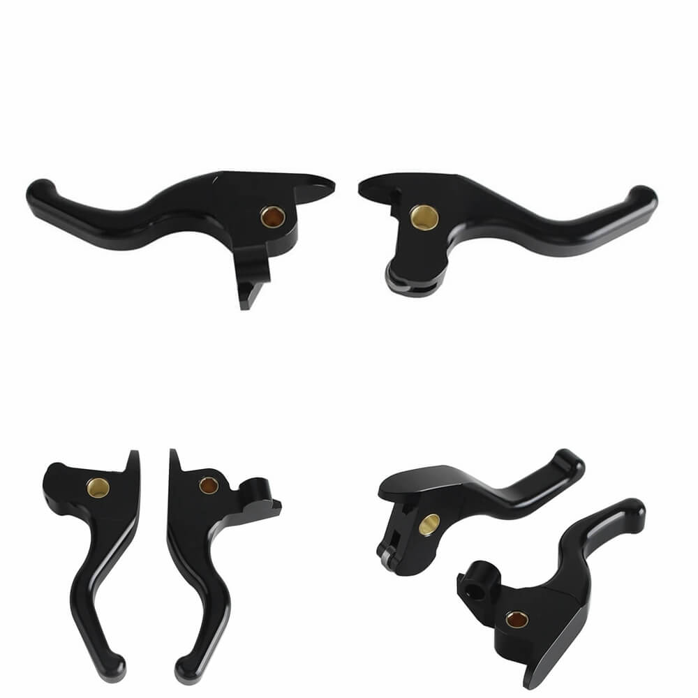 CNC Shorty Brake Clutch Levers For Harley VRSCAW VRSCAWA VRSCDX VRSCF MUSCLE '06-'17 V-Rod Models W/ OEM Hydraulic Clutch - pazoma