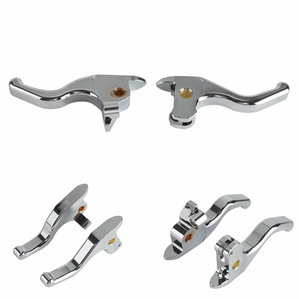 CNC Shorty Brake Clutch Levers For Harley VRSCAW VRSCAWA VRSCDX VRSCF MUSCLE '06-'17 V-Rod Models W/ OEM Hydraulic Clutch - pazoma