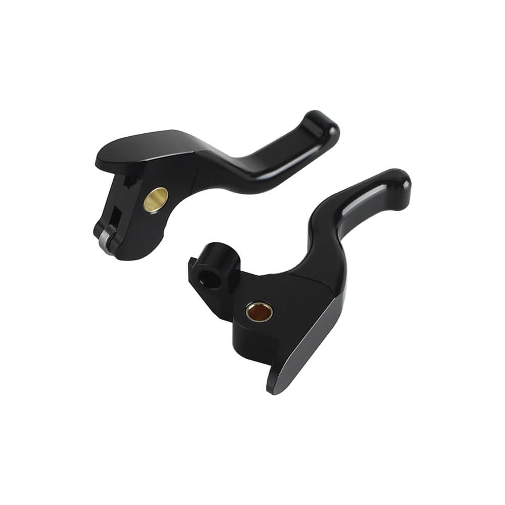CNC Shorty Hand Control Lever Kit Brake Clutch Levers For Harley Touring Road Street Glide Special Ultra FLTRX FLHX S 2014-2016 - pazoma