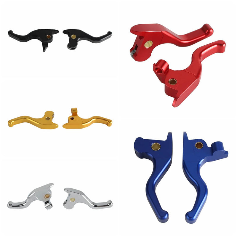 2016 Harley Softail Slim S FLSS Fat Boy S FLSTFBS CNC Shorty Brake Clutch Levers Hand Control Lever Kit with hydraulic clutch - pazoma