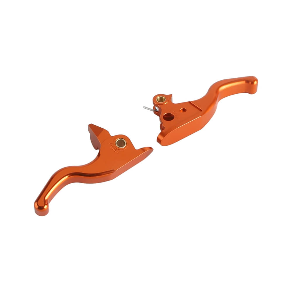 CNC Shorty Hand Control Lever Kit Brake Clutch Levers For Harley Tri Glide Ultra Classic CVO/SE Freewheeler 2021-2024 - pazoma