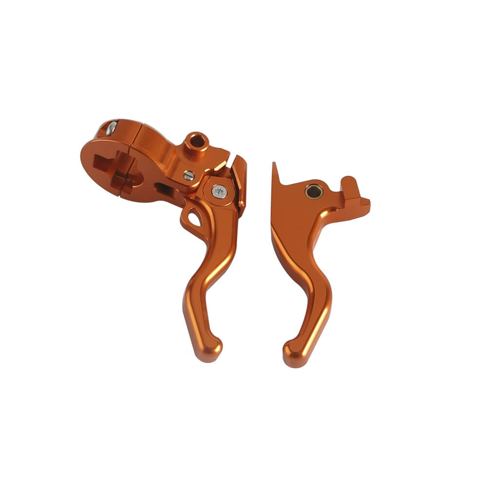 Harley Softail Breakout FXBRS Deluxe FLDE Fat Boy Bob FLFBS FXFBS CNC Shorty Easy Pull Clutch Levers & Brake Lever Combo Set - pazoma