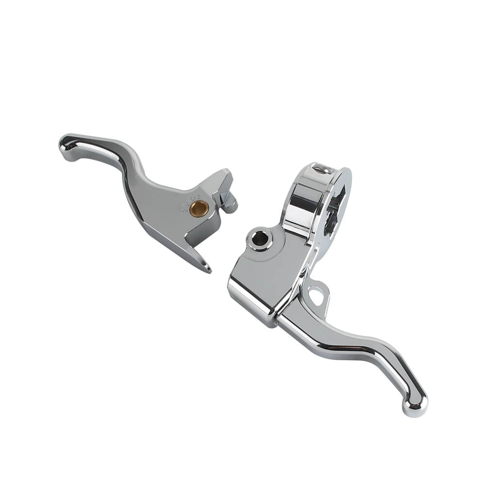 Easier Pull Clutch & Brake Lever Combo fits Harley Softail Low Rider FXBR FLFB FXLRST FXBB FLHCS FXST FLS FLSB FLDE '15 & Up - pazoma