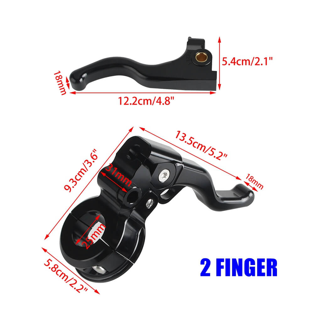 CNC Shorty Easy Pull Clutch & Brake Lever Combo For Harley Sportster Custom Forty-Eight Iron XL883 XL1200 2014-2022 - pazoma
