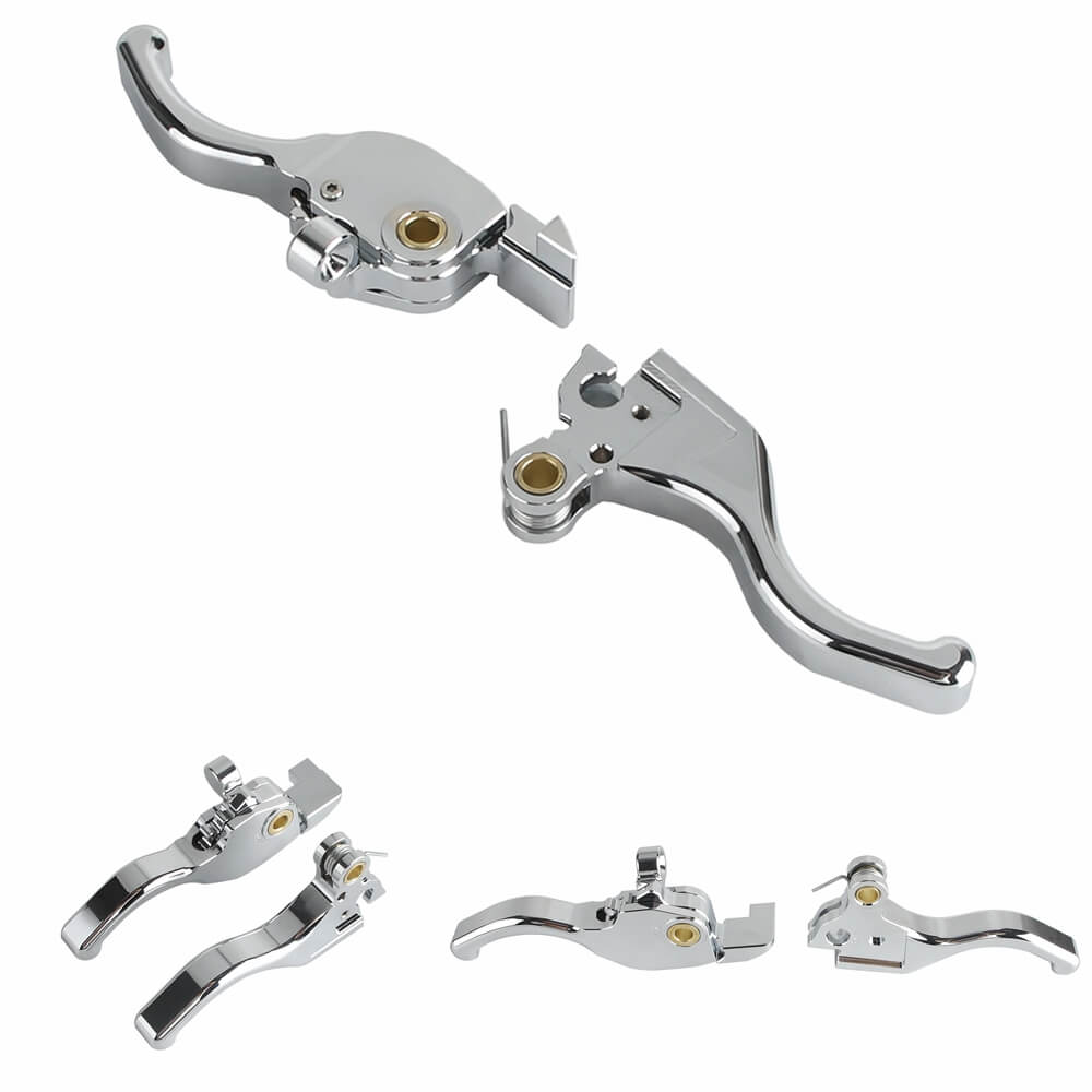 CNC Shorty Hand Control Lever Kit Brake Clutch Levers For Harley Touring Road Glide ST CVO FLTRX FLTRXSE FLTRXSTSE 2023-2025 - pazoma