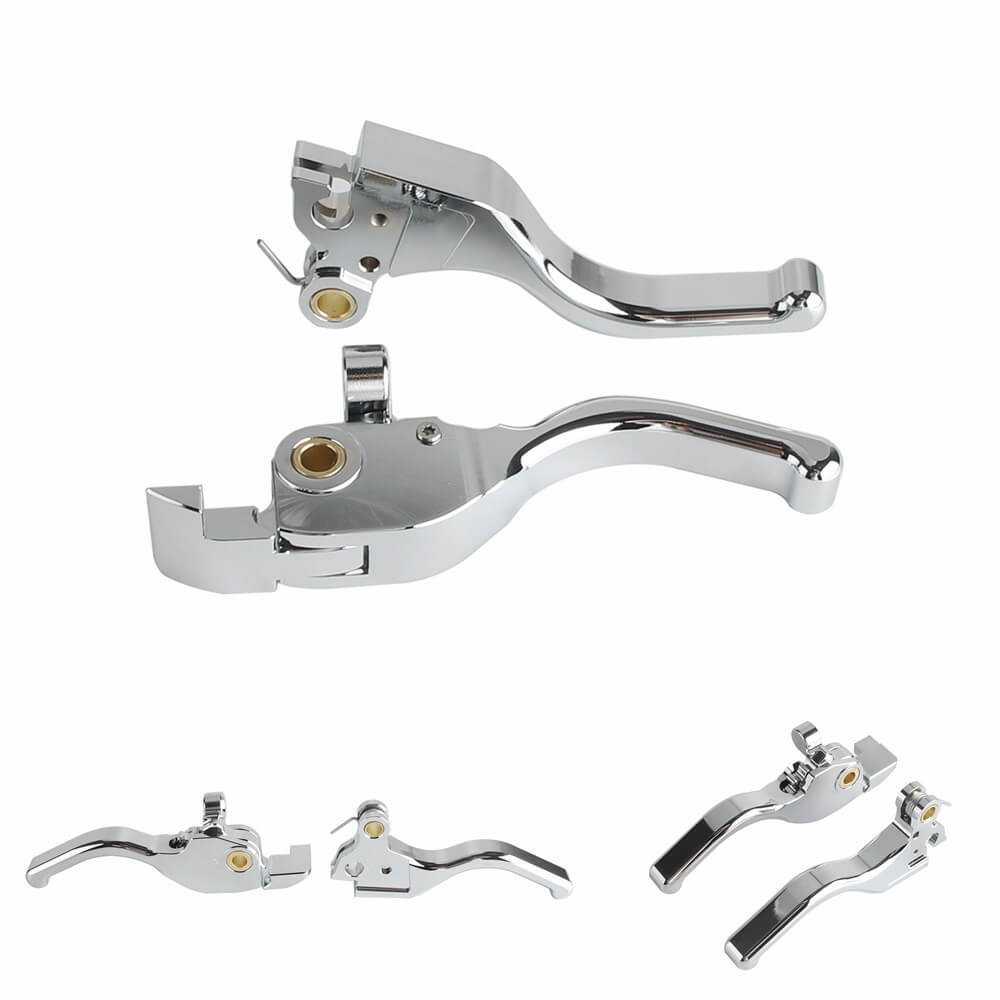 CNC Shorty Hand Control Lever Kit Brake Clutch Levers For Harley Touring Road Glide ST CVO FLTRX FLTRXSE FLTRXSTSE 2023-2025 - pazoma