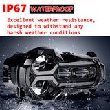 BMW 2013-2018 R1200GS R1200GSA 2019-2024 R1250GS R1250GSA E-Mark Approved LED Headlight Kit with Halo Ring High/Low Lighting Headlamp DRL - pazoma