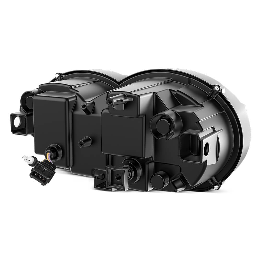 BMW R1200GS 2003-2012 R1200GS Adventure 2005-2013 E-Mark Approved LED Headlight Kit with Halo Ring High/Low Lighting Headlamp DRL - pazoma