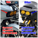 Baja Designs LP6 LED Headlight Bracket System Mounting Assembly For Harley Road Glide Special Custom FLTR FLTRSE FLTRU FLTRXS FLTRXSE 2015-2023 - pazoma