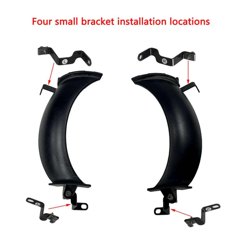 Baja Designs LP6 LED Headlight Bracket System Mounting Assembly For Harley Road Glide Special Custom FLTR FLTRSE FLTRU FLTRXS FLTRXSE 2015-2023 - pazoma