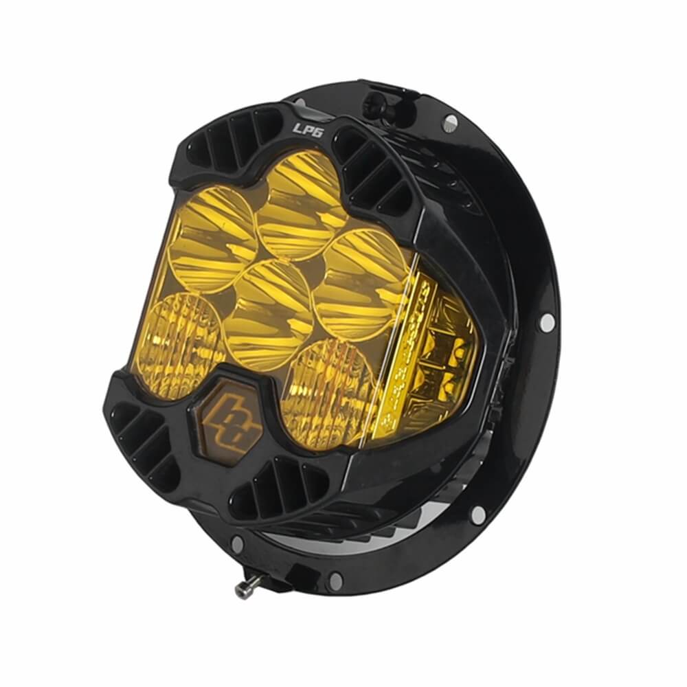 Harley Street Glide Baja Designs LP6 Shark Demon 2 LED Headlight Bracket System Adjust The Light Height Mount FLHT FLHTK 1999-2023 - pazoma