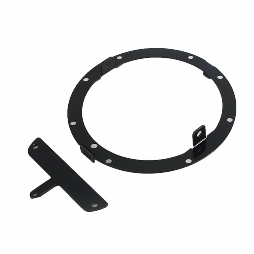 Baja Designs LP6 Shark Demon 2 LED Headlight Bracket System Mount For Harley Street Glide Ultra Limited CVO Triglide Road King FLHT FLHTK 1999-2023 - pazoma