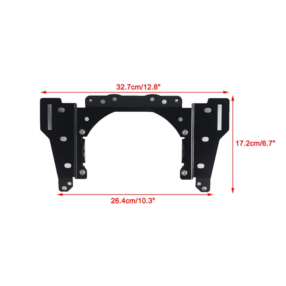 Baja Designs LP6 and Shark Demon 2 Headlight Bracket System Mounting Assembly For Harley Softail M8 Low Rider ST 117 FXLRST FXRST 2022-2025 - pazoma