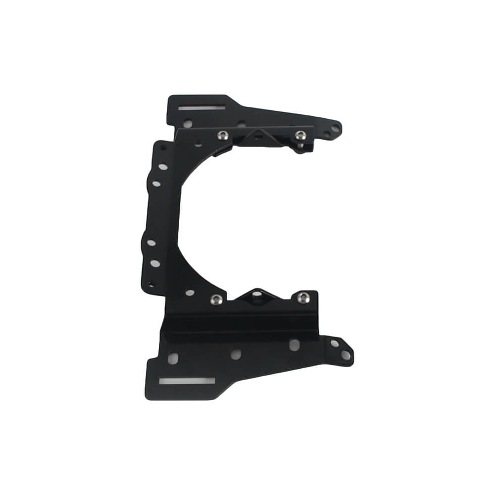 Baja Designs LP6 and Shark Demon 2 Headlight Bracket System Mounting Assembly For Harley Softail M8 Low Rider ST 117 FXLRST FXRST 2022-2025 - pazoma