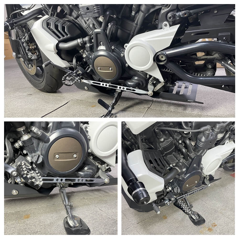 CNC Adjustable Shift Linkages Gear Shift Lever For Harley-Davidson Sportster S 1250 RH1250S 2021-2025 - pazoma