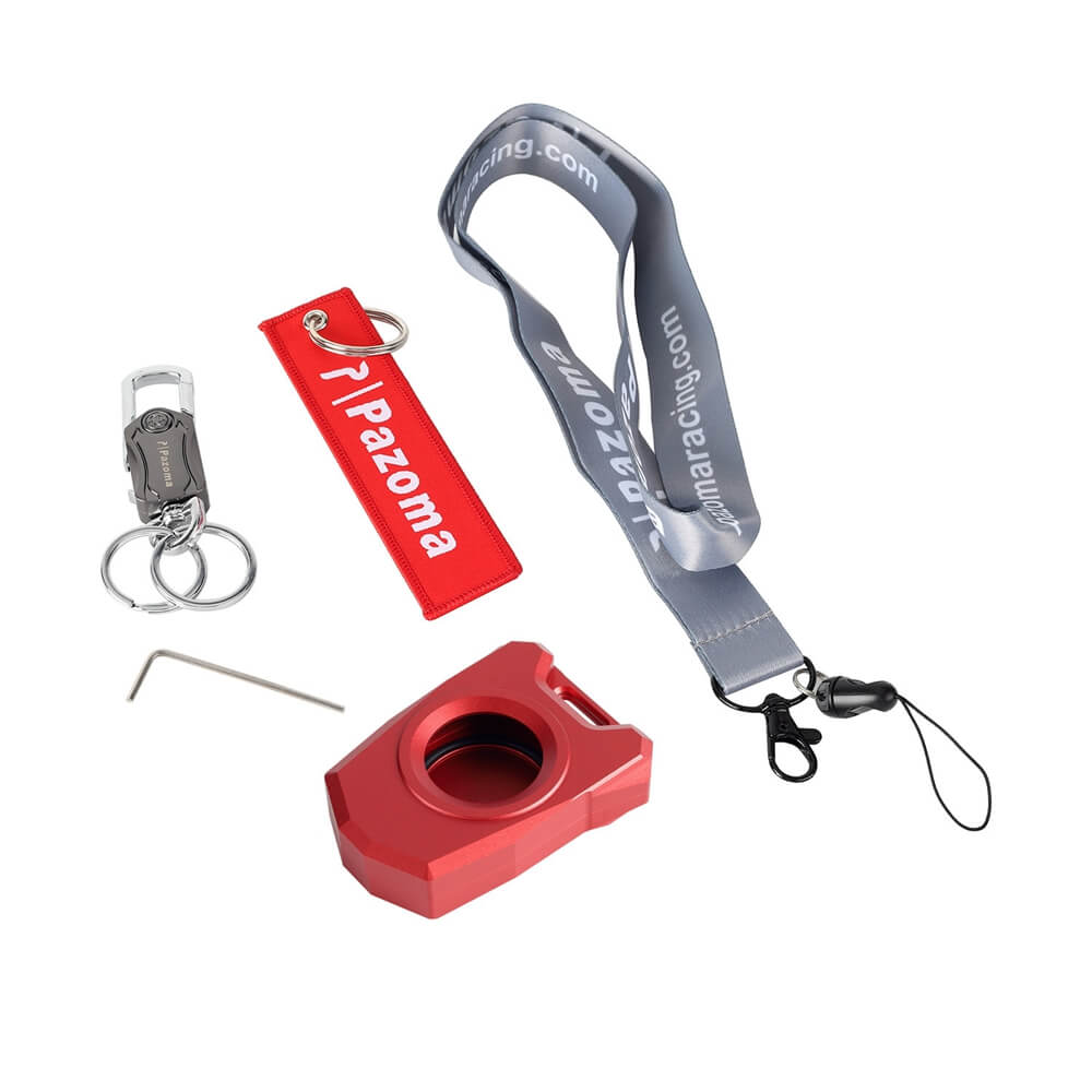 Aluminum Smart Security System Hands-Free Fob Key Cover Keychain Protective Case For Harley Pan America Sportster S 1250 Nightster 975 21-2023 - pazoma