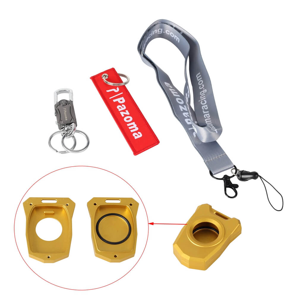 Aluminum Smart Security System Hands-Free Fob Key Cover Keychain Protective Case For Harley Pan America Sportster S 1250 Nightster 975 21-2023 - pazoma