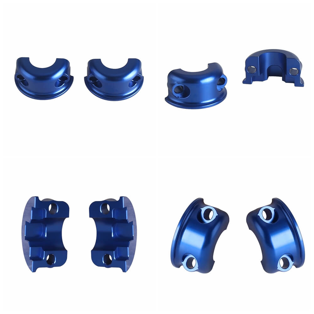 CNC Aluminum Universal Handlebar Clutch Brake Perch Half Clamp For Harley Touring Road Glide King Dyna Softail Sportster Street Bob XL - pazoma