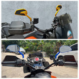 CNC Carbon Fiber Mirrors Rearview Side Mirror For Harley Pan America 1250 Special CVO RA1250SE RA1250S RA1250 RA1250ST 2021-2025 - pazoma