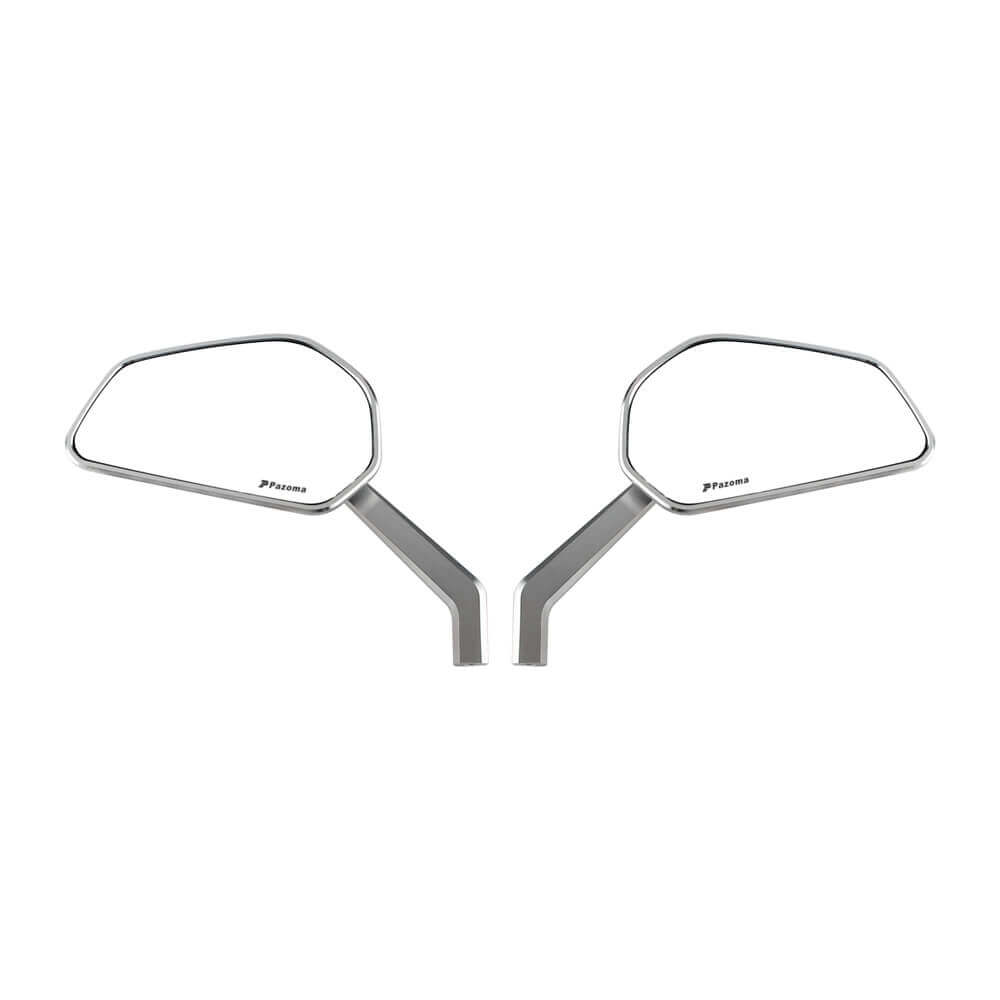 CNC Carbon Fiber Mirrors Rearview Side Mirror For Harley Softail Dyna FXR Street Bob Low Rider S ST Fat Bob Glide Club style - pazoma