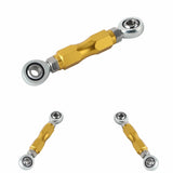 CNC Mid-Control Adjustable Shift Linkage Rod For Harley Davidson Softail M8 Dyna FXR - pazoma