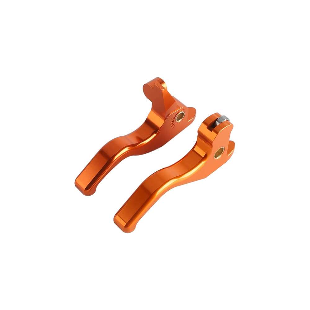 CNC Shorty Brake Clutch Levers For Harley CVO Electra Glide Ultra Classic FLHTCUSE3 Screamin' Eagle Road King FLHRSE4 08-13 - pazoma