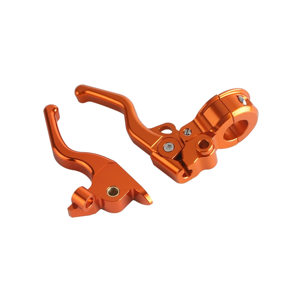 CNC Shorty Easier Easy Pull Clutch & Brake Lever Combo For Harley Touring Street Road Glide ST Road King Special 2021-2024 - pazoma