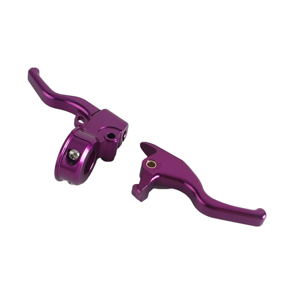 CNC Shorty Easy Pull Clutch & Brake Lever Combo For Harley Softail Low Rider S Sport Glide Standard Street Bob Fat Boy 15-2024 - pazoma