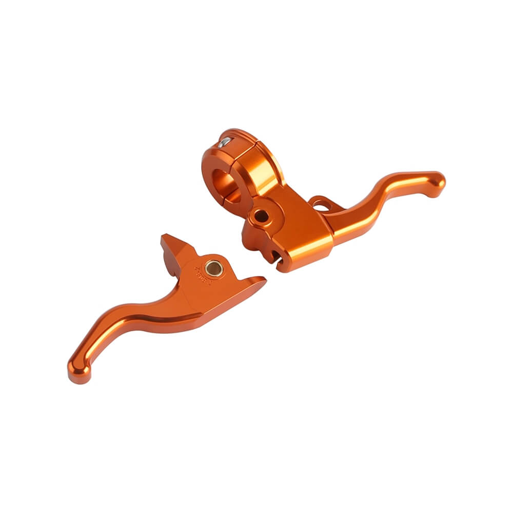 CNC Shorty Easy Pull Clutch & Brake Lever Combo For Harley Touring Electra Glide Classic Standard Ultra Limited FLHT 08-2013 - pazoma