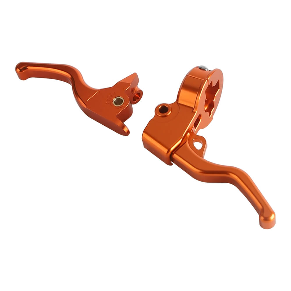 CNC Shorty Easy Pull Clutch & Brake Lever Combo For Harley Touring Street Road Glide Custom King Trike Tri Ultra Classic 08-13 - pazoma