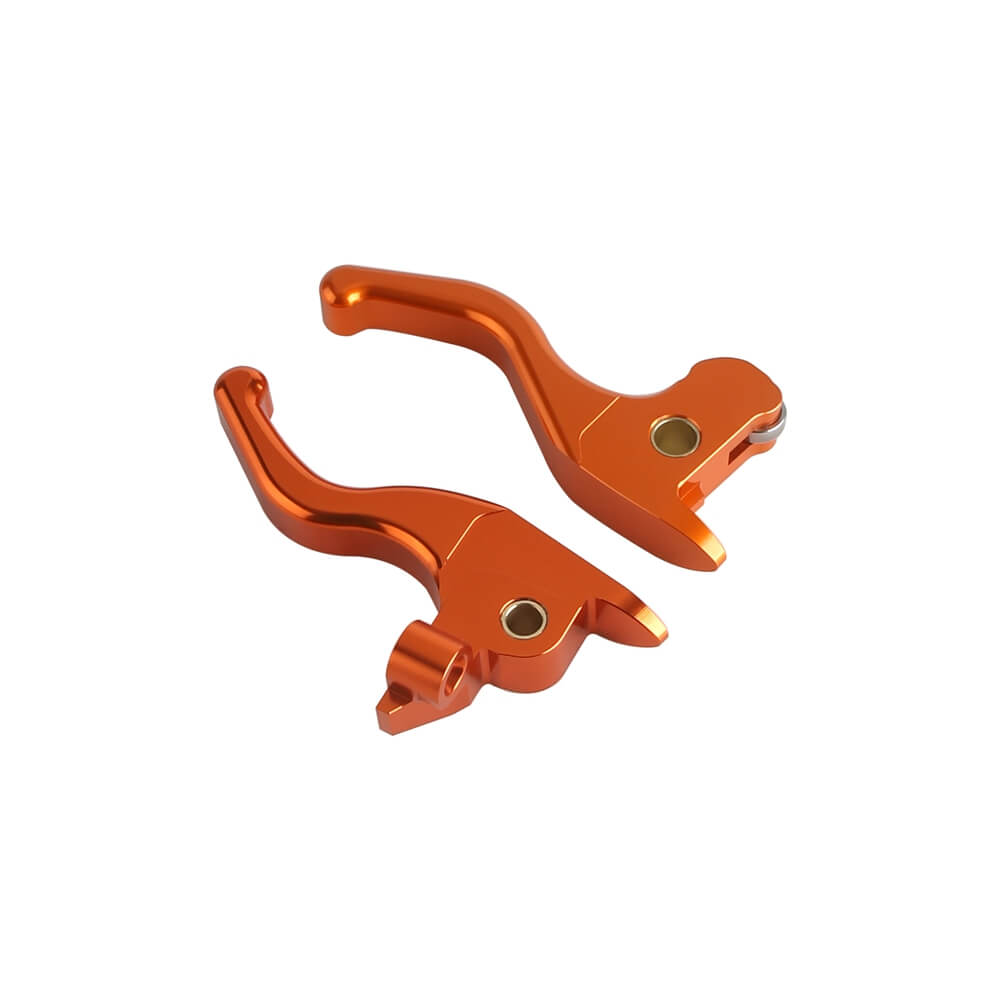 CNC Shorty Hand Control Lever Kit Brake Clutch Lever For Harley CVO Road King FLHRSE Street Road Glide FLHXSE FLTRSE3 09-16 - pazoma