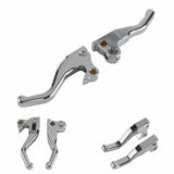 CNC Shorty Hand Control Lever Kit Brake Clutch Levers For Harley FL FX FXST FLST FXD FXR XL 1982-1995 Models by V-Twin - pazoma
