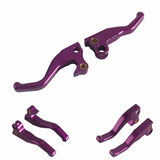 CNC Shorty Hand Control Lever Kit Brake Clutch Levers For Harley FL FX FXST FLST FXD FXR XL 1982-1995 Models by V-Twin - pazoma