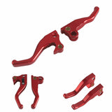 CNC Shorty Hand Control Lever Kit Brake Clutch Levers For Harley FL FX FXST FLST FXD FXR XL 1982-1995 Models by V-Twin - pazoma