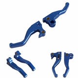 CNC Shorty Hand Control Lever Kit Brake Clutch Levers For Harley FL FX FXST FLST FXD FXR XL 1982-1995 Models by V-Twin - pazoma