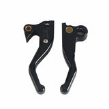CNC Shorty Hand Control Lever Kit Brake Clutch Levers For Harley FL FX FXST FLST FXD FXR XL 1982-1995 Models by V-Twin - pazoma