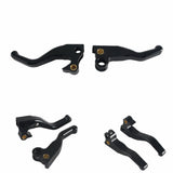 CNC Shorty Hand Control Lever Kit Brake Clutch Levers For Harley FL FX FXST FLST FXD FXR XL 1982-1995 Models by V-Twin - pazoma