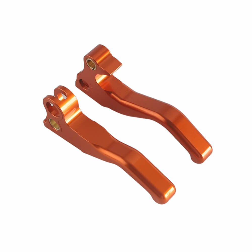 CNC Shorty Hand Control Lever Kit Brake Clutch Levers For Harley FL FX FXST FLST FXD FXR XL 1982-1995 Models by V-Twin - pazoma