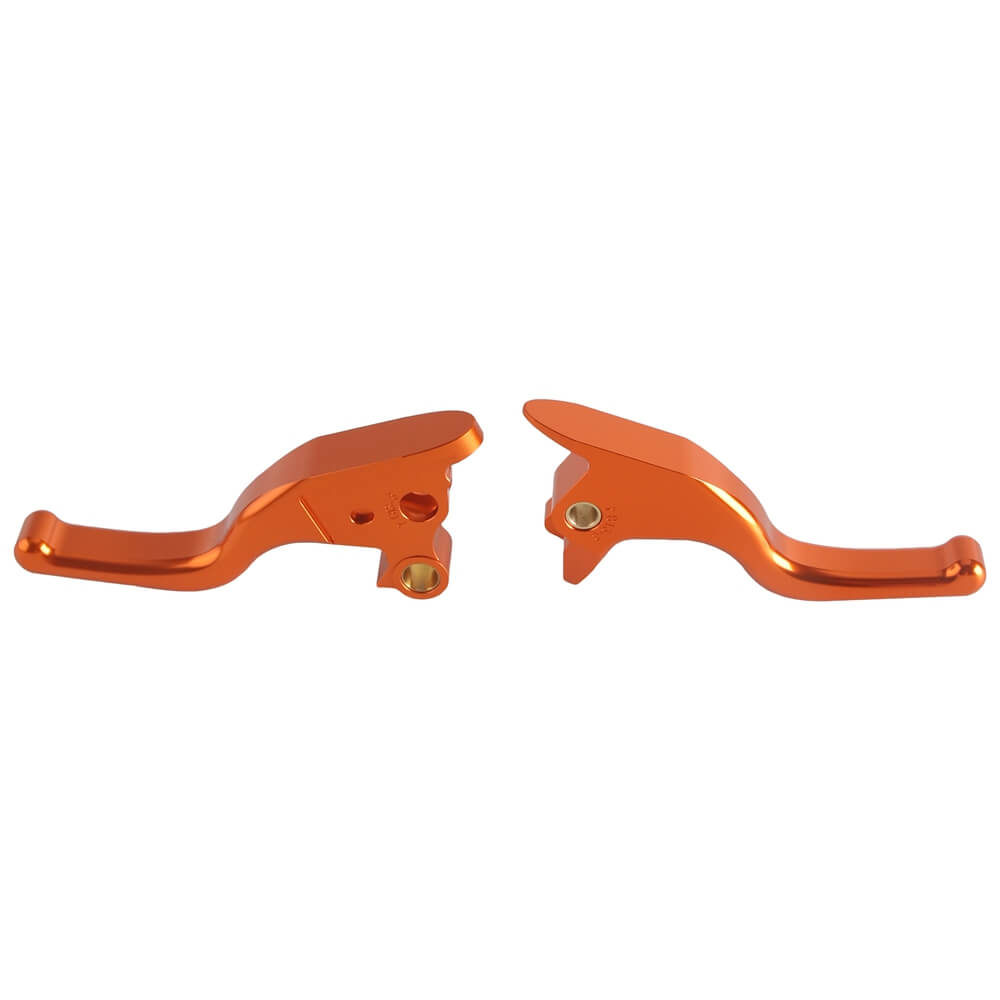 CNC Shorty Hand Control Lever Kit Brake Clutch Levers For Harley Softail Low Rider S Sport Glide Standard Street Bob 15-2024 - pazoma