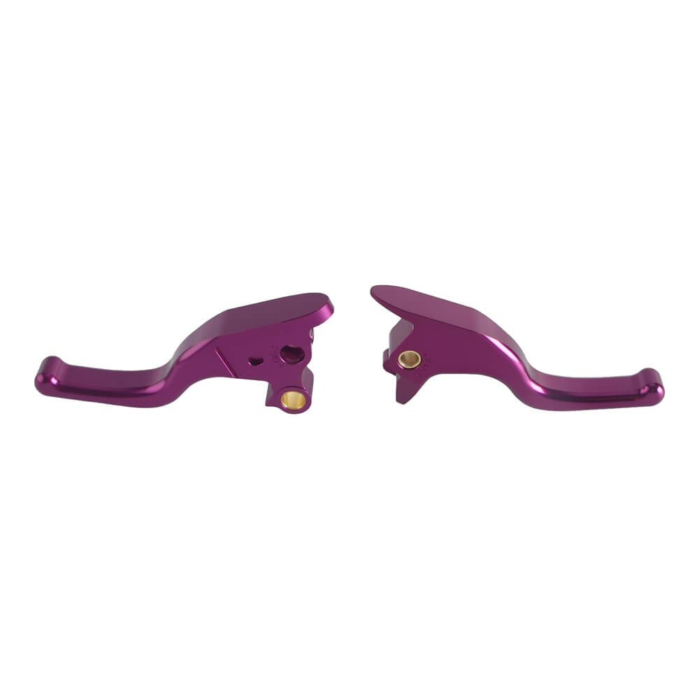 CNC Shorty Hand Control Lever Kit Brake Clutch Levers For Harley Softail Low Rider S Sport Glide Standard Street Bob 15-2024 - pazoma