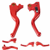 CNC Shorty Hand Control Lever Kit Brake Clutch Levers For Harley Sportster Custom Hugger Roadster Sport XL 1996-2003 - pazoma
