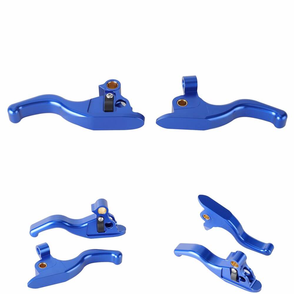 CNC Shorty Hand Control Lever Kit Brake Clutch Levers For Harley Street Glide Trike Tri Glide Ultra Classic 2008-2013 - pazoma