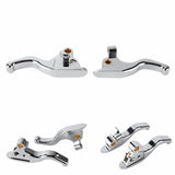 CNC Shorty Hand Control Lever Kit Brake Clutch Levers For Harley Street Glide Trike Tri Glide Ultra Classic 2008-2013 - pazoma