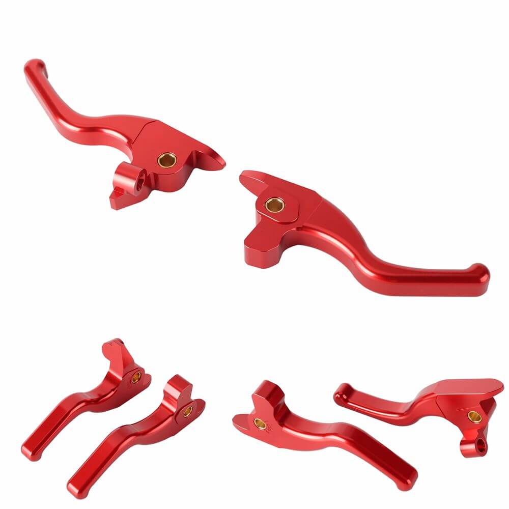 2017-20 Harley Touring Electra Glide Standard Ultra Classic Limited CNC Shorty Hand Control Lever Kit Brake Clutch Levers - pazoma