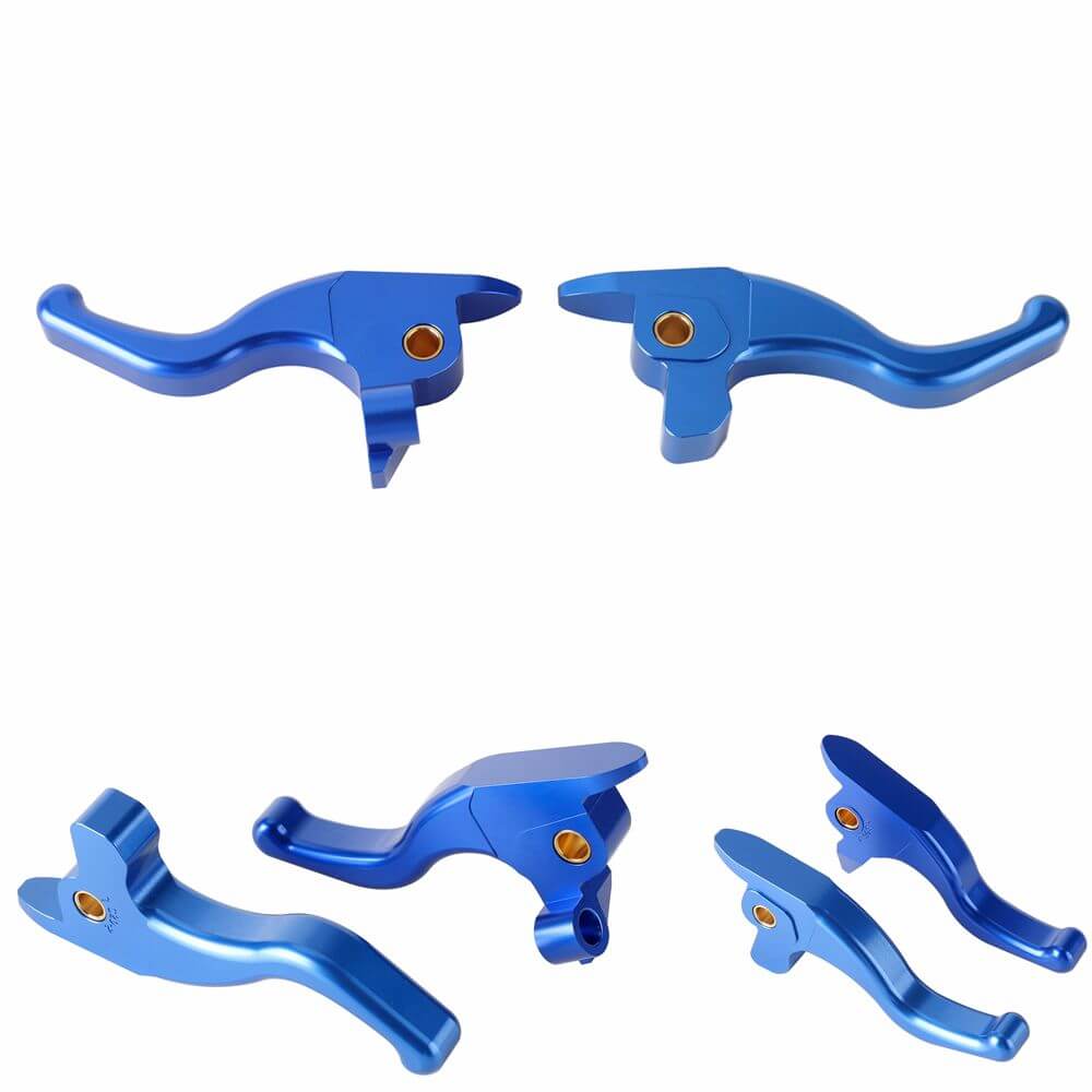 2017-20 Harley Touring Electra Glide Standard Ultra Classic Limited CNC Shorty Hand Control Lever Kit Brake Clutch Levers - pazoma