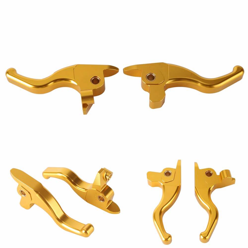 2017-20 Harley Touring Electra Glide Standard Ultra Classic Limited CNC Shorty Hand Control Lever Kit Brake Clutch Levers - pazoma