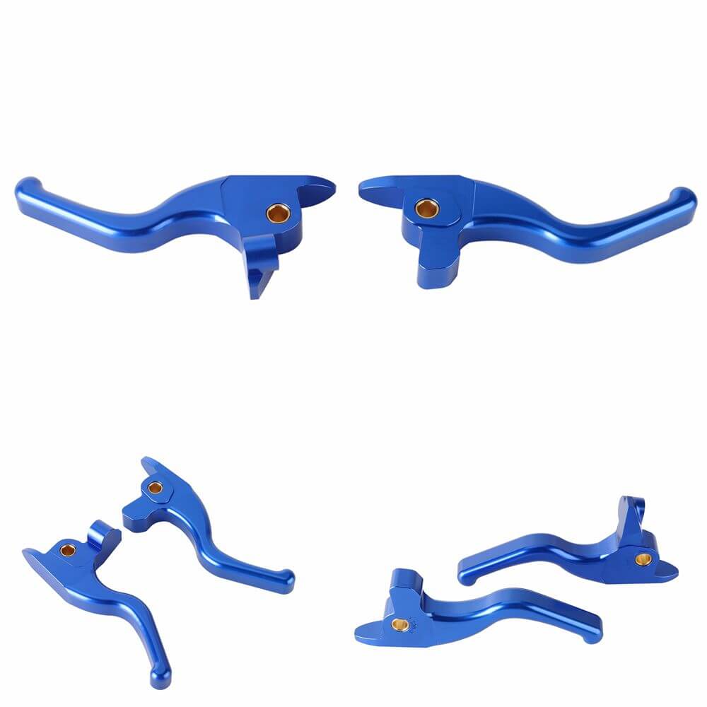 2017-20 Harley Touring Electra Glide Standard Ultra Classic Limited CNC Shorty Hand Control Lever Kit Brake Clutch Levers - pazoma